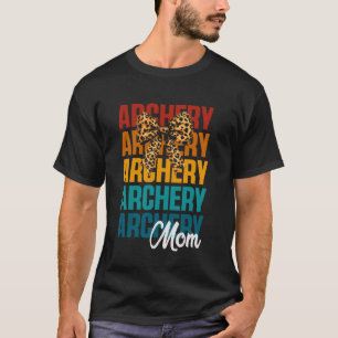 Coquette Bow Archery Mum Cute Archery Lovers Mothe T-Shirt