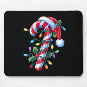 Coquette Bow Candy Cane Cute Christmas For Women G Mouse Mat