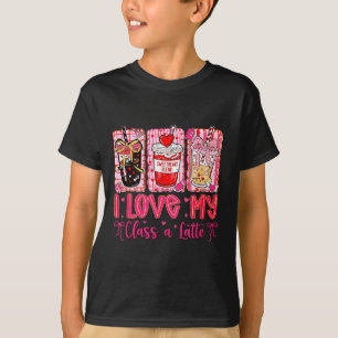 Coquette Bow Funny Teacher Valentine I Love My Cl T-Shirt