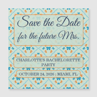 Coquette Bow Geometric Tile Soft Mint Lime