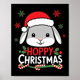 Coquette Bow Gramma Santa Reindeer Christmas Match Poster