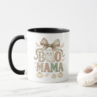 Coquette Bow Halloween Ghost Boo Mama Gift Mum