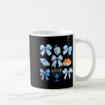 Coquette Bow Hanukkah Chanukah Pajama Latke Jewish Coffee Mug<br><div class="desc">Coquette Bow Hanukkah Chanukah Pajama Latke Jewish Women</div>