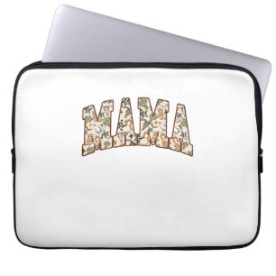 Coquette Bow Mama Cowhide Turquoise Cowgirl Wester Laptop Sleeve