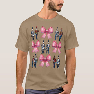 Coquette Bow Marching Band Musician Girl girl T-Shirt