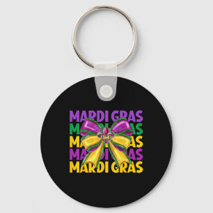 Coquette Bow Mardi Gras Costume Women Girls Kids M Key Ring