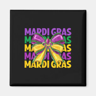 Coquette Bow Mardi Gras Costume Women Girls Kids M Magnet