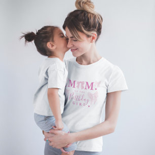 Coquette Bow Mum of the Birthday Girl T-Shirt
