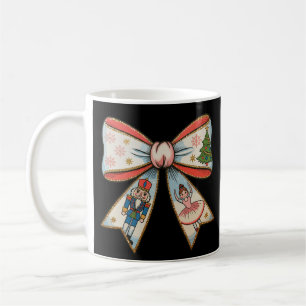 Coquette Bow Nutcracker Christmas Family Holiday Coffee Mug