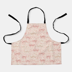 Coquette Bow Pattern Apron