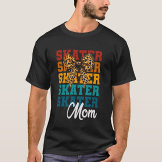 Coquette Bow Skater Mum Cute Skater Lovers Mothers T-Shirt