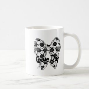 Coquette Bow Soccer Game Day Soccer Mom Mama Socce Coffee Mug