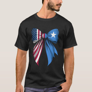 Coquette Bow Somalia Roots Heritage Somalis Pride  T-Shirt