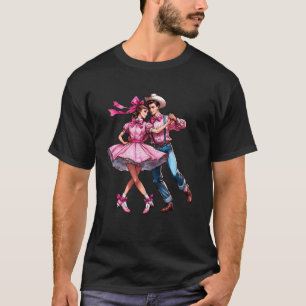 Coquette Bow Square Dance Dancing Dancer Partner G T-Shirt