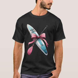 Coquette Bow Stand Up Paddling SUP Boat Paddle Gir T-Shirt