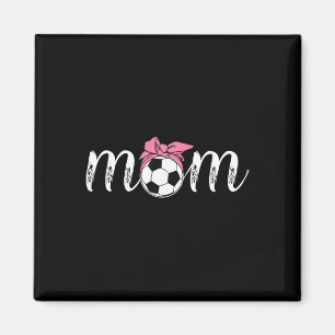 Coquette Bow Style Pink Momlife Mother Womens Socc Magnet