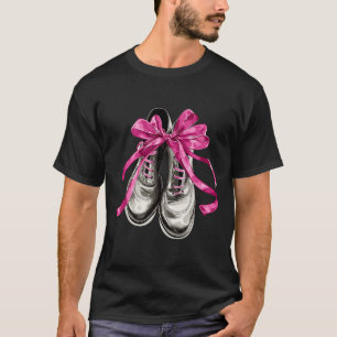 Coquette Bow Tap Dance Dancer Shoe Dancing Girl Mo T-Shirt
