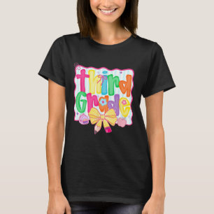 Coquette Bow Third Grade Ck To School 3rd Grade Te T-Shirt
