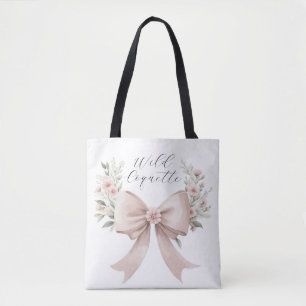 Coquette Bow Tote Bag