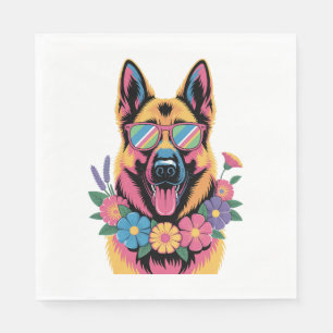 Coquette Bow Yorkshire Terrier Dog Yorkie Mum Girl Napkin