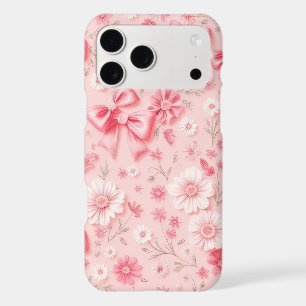 Coquette bows pink preppy girlish phone case