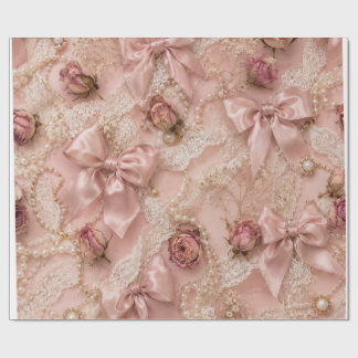 Coquette Bows Wrapping Paper