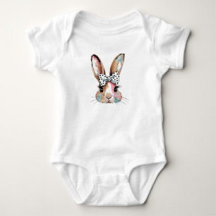 Coquette Bunny Bow Easter Bodysuits & One-Pieces