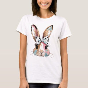 Coquette Bunny Bow Easter Women's T-Shirt