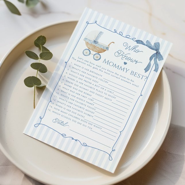 Coquette Carriage Who knows mommy best game (Creator Uploaded)