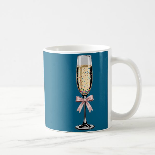 Coquette Champagne Gl Happy New Year 2026 Party Wo Coffee Mug (Right)