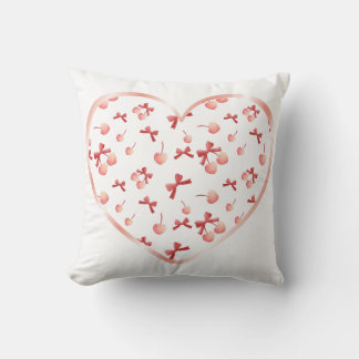 Coquette Cherries: Love in Every Detail Cushion