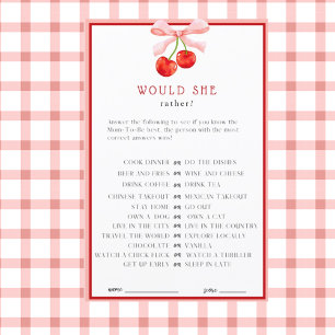 Coquette Cherry Would She Rather Game