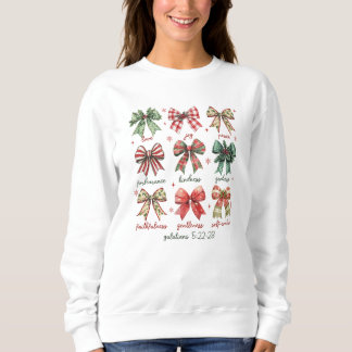 Coquette Christian Christmas Women Sweatshirt