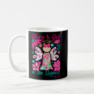 Coquette Christian Glory to God - Boho Scripture Coffee Mug