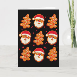 Coquette Christmas Tree Cake Santa Claus Nk Christ Card