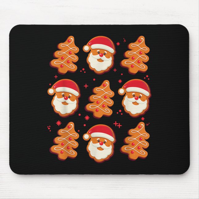 Coquette Christmas Tree Cake Santa Claus Nk Christ Mouse Mat (Front)