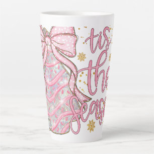 Coquette Christmas Tree Cake Tis the Season Latte Mug