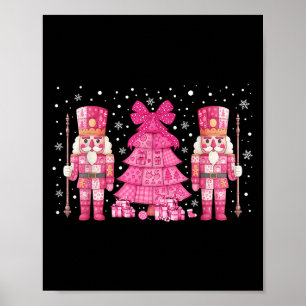 Coquette Christmas Tree Nk Nutcrackers Women Kids Poster