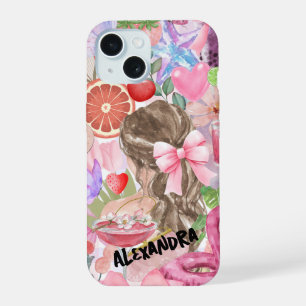 Coquette Collage, Pink & Girly Cute Phone Case