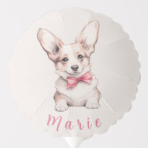 Coquette Corgi Costumizable Name