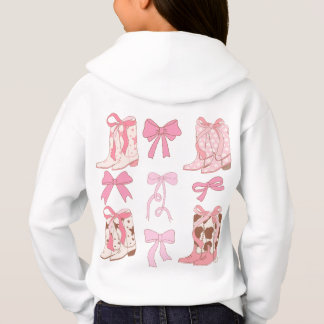 Coquette cowgirl aesthetic pink bow boots soft