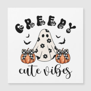 Coquette Creepy Cute Vibes Ghost Magnetic Card