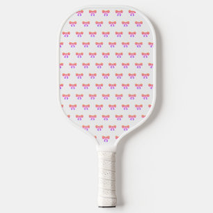 Coquette Cute Pink Bow Girl Ladies Birthday  Pickleball Paddle