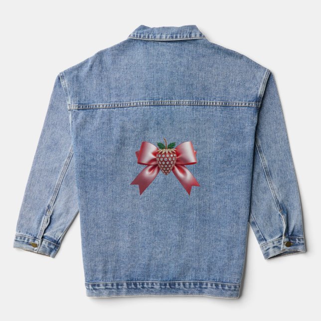 Coquette  denim jacket (Back)