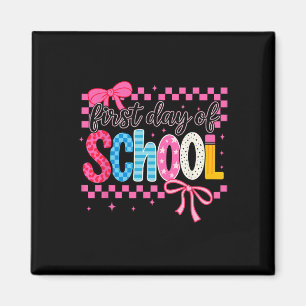 Coquette First Day Of School Magnet