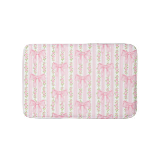 Coquette Floral Bath Mat, Coquette Bathroom decor Mat