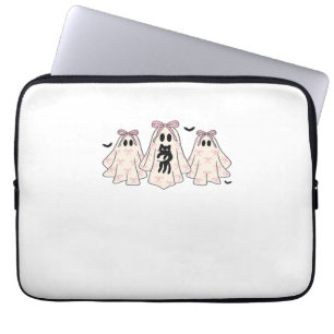 Coquette ghosts with a black cat Classic T-Shirt Laptop Sleeve
