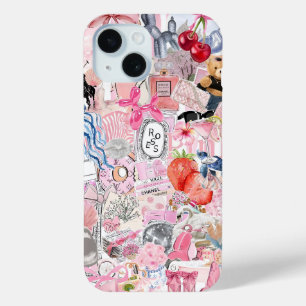 Coquette Girl Preppy Collage, Phone case