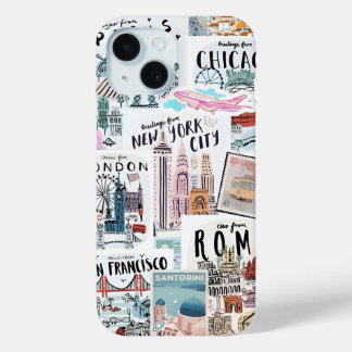 Coquette Girl Preppy Collage, Phone case