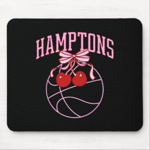 Coquette Hamptons Sketll Preppy Vintage Soft Girl  Mouse Mat